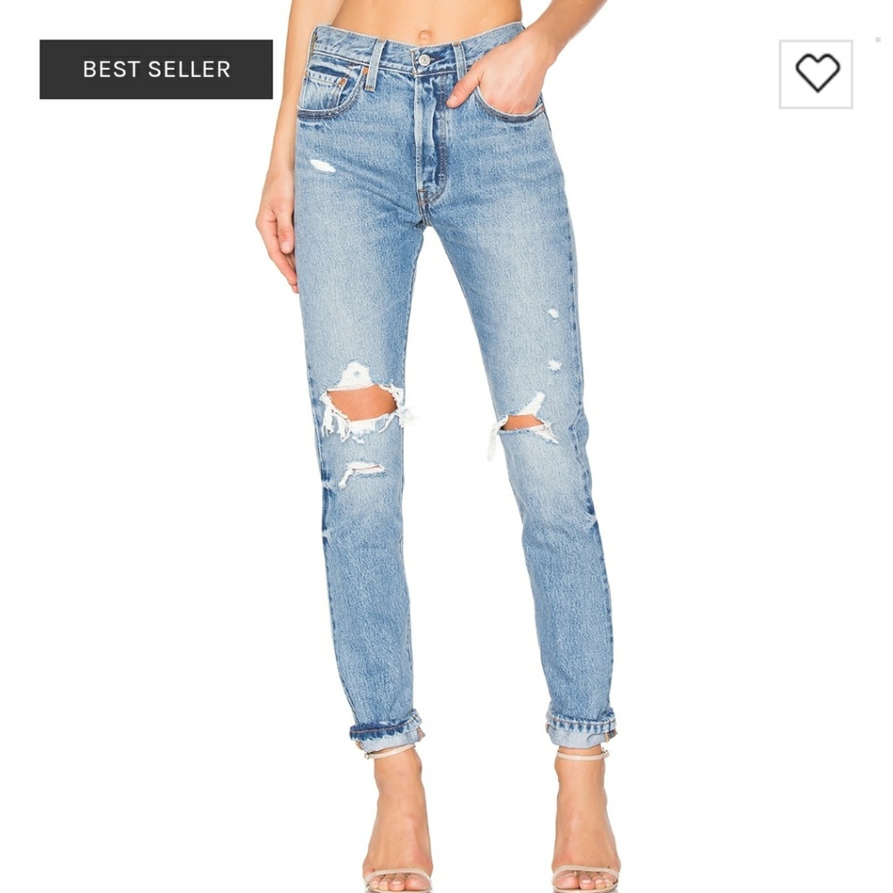 SOLD Levi's 501 skinny Old Hangouts